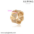 14978 Fashion elegant jewelry 18 carat ladies finger gold ring design wholesale diamond zircon ring